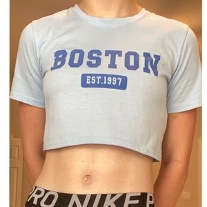 Cropped Boston tshirt